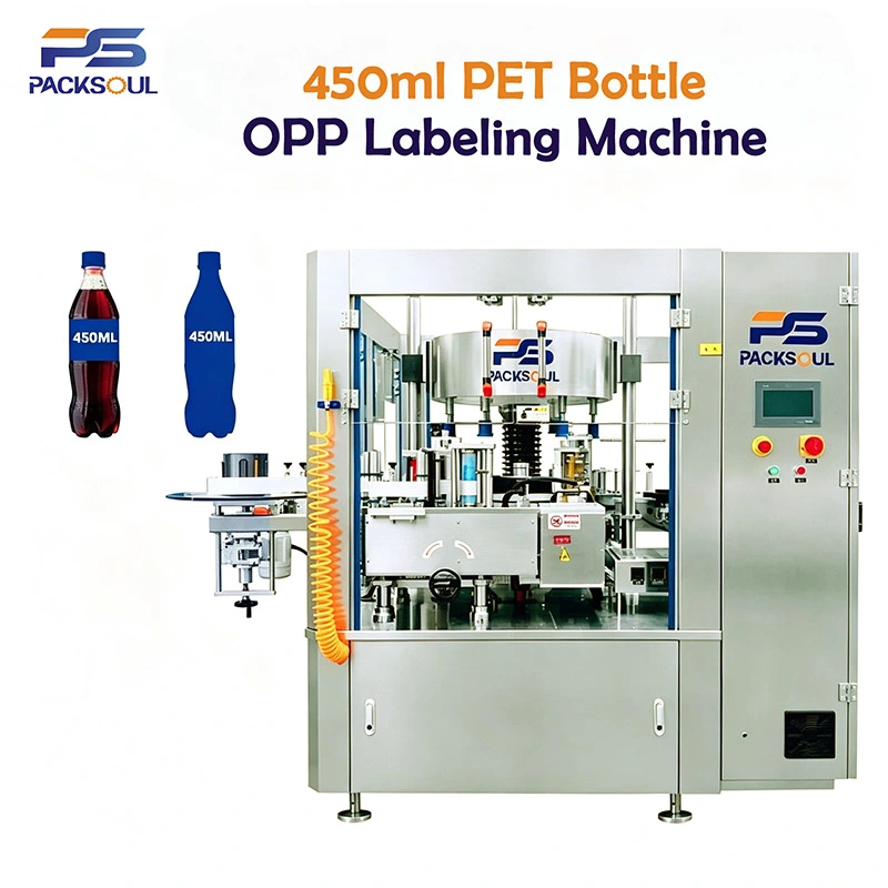 450 ml PET-fles OPP-etiketteermachine