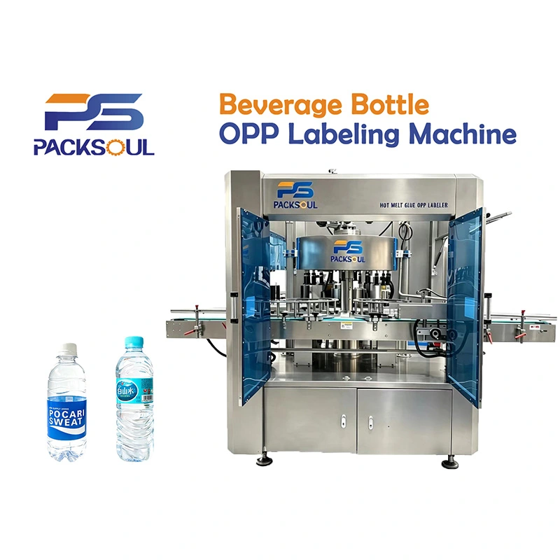 OPP-etiketteermachine voor drankflessen