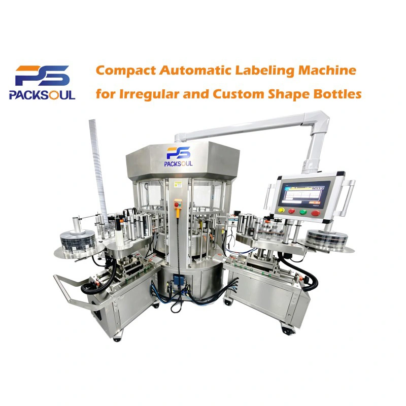 Aangepaste vorm fles etiketteermachine Aangepaste vorm fles etiketteermachine