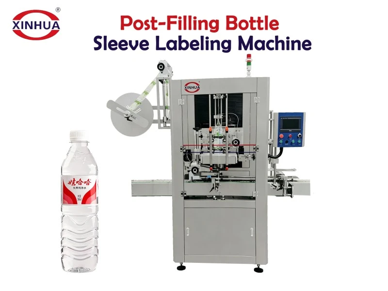 Post Filling Bottle Sleeve Labeling Machine