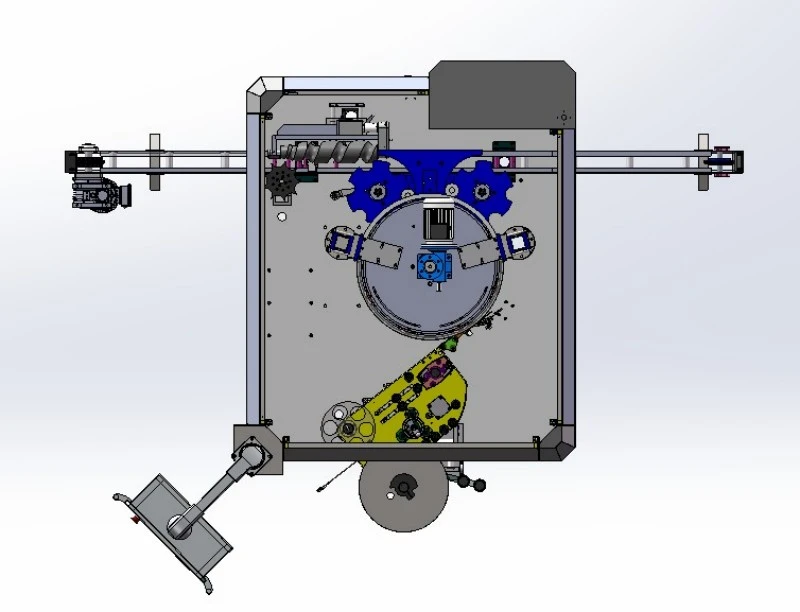 Rotary Self Adhesive Labeling Machine For Flat Bottles
