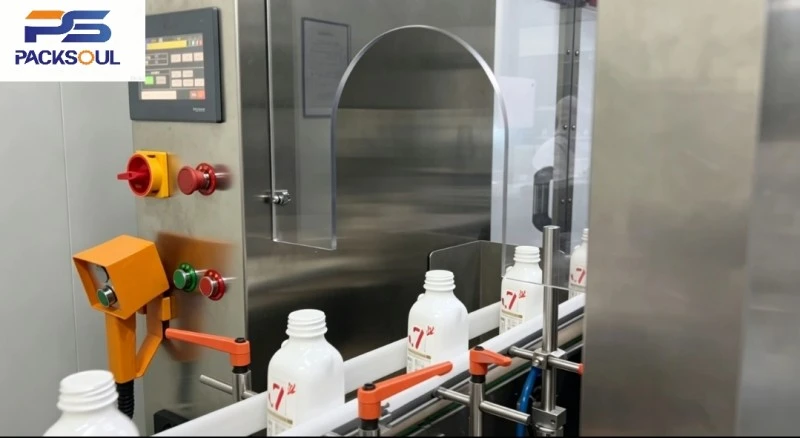 Square Bottle Self Adhesive Labeling Machine
