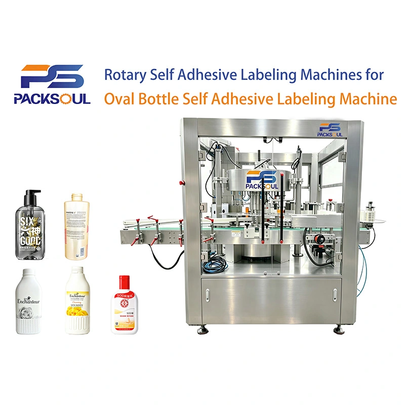 Ovale fles zelfklevende etiketteermachine