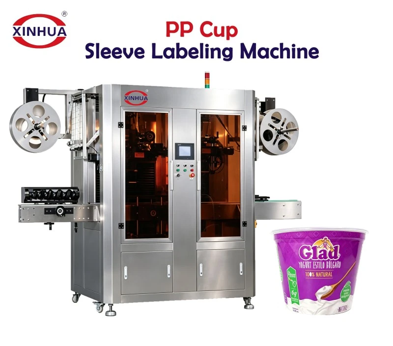 Etiketteermachine voor PP-bekerhoezen
